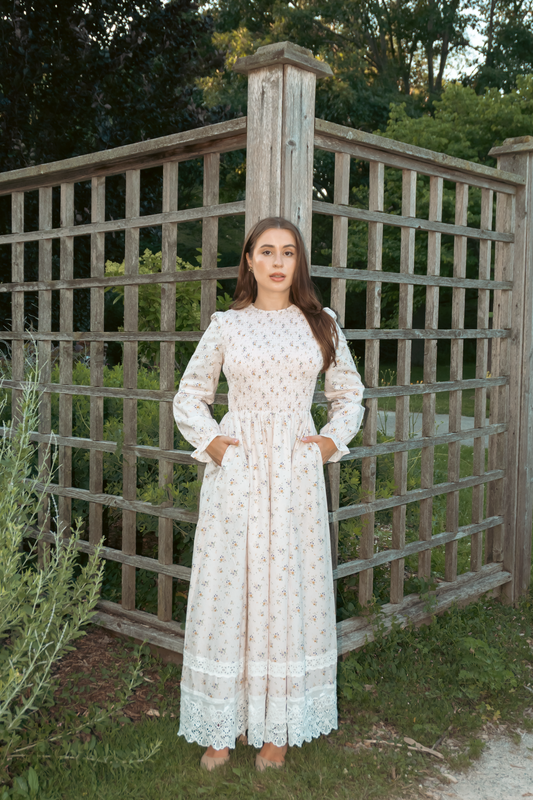 Yuna Cotton Maxi Dress - Soft Pink