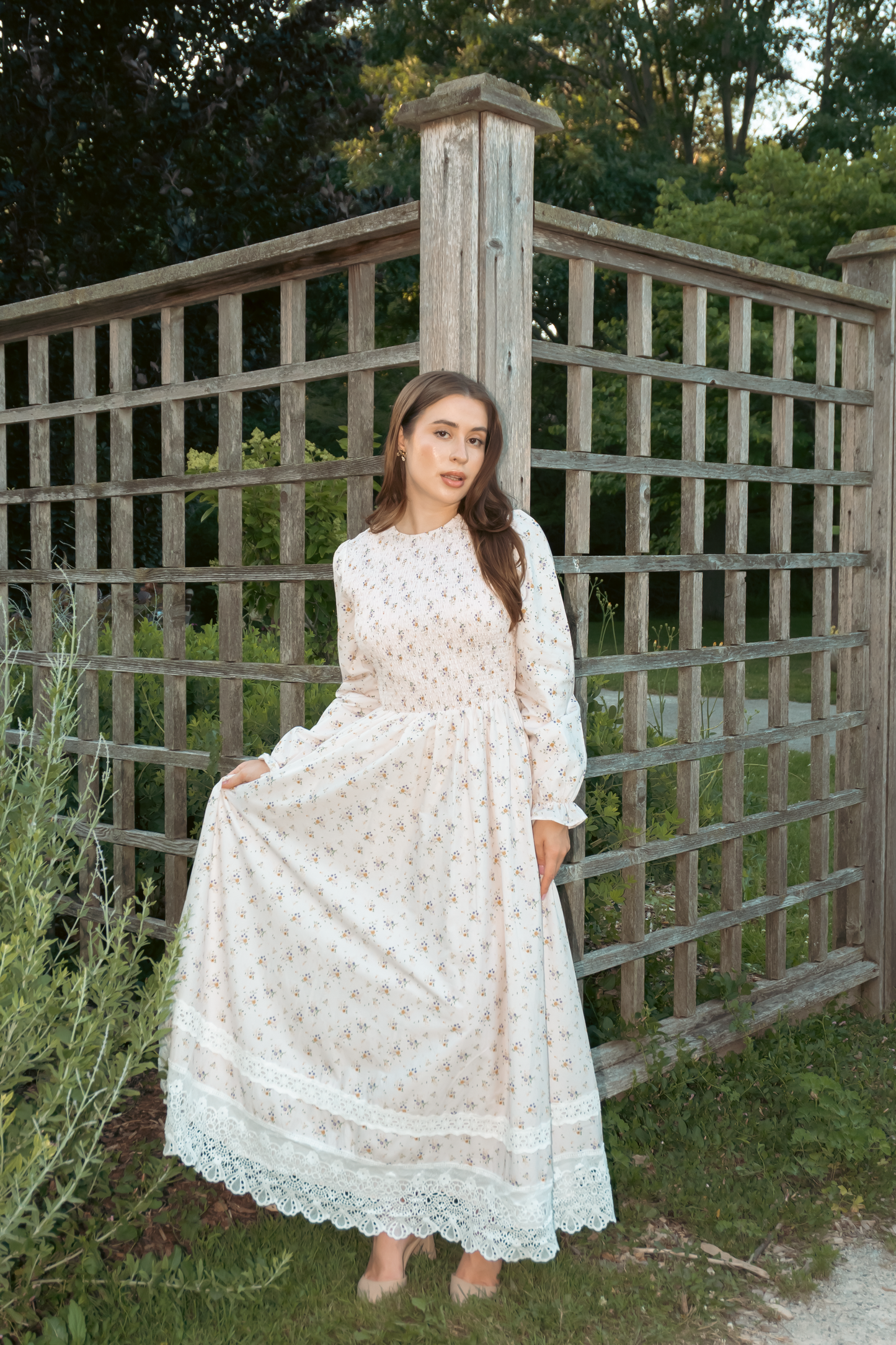 Yuna Cotton Maxi Dress - Soft Pink