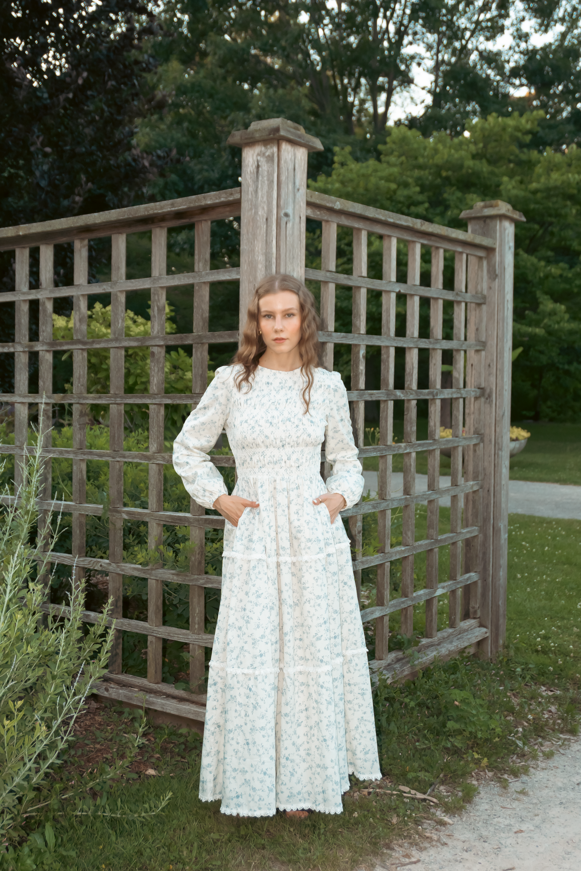 Kenza Cotton Maxi Dress – ENROBE