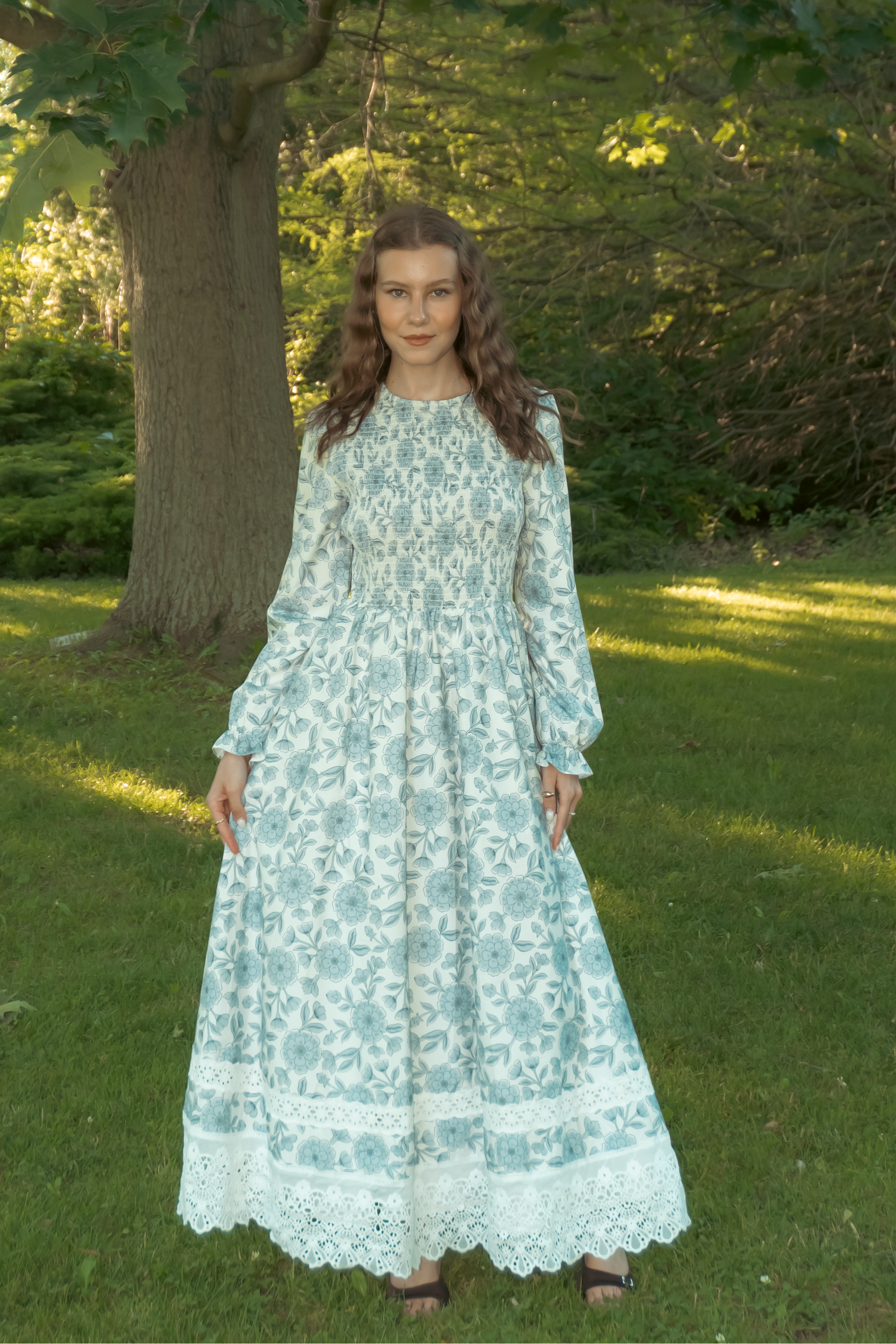 Yuna Cotton Maxi Dress