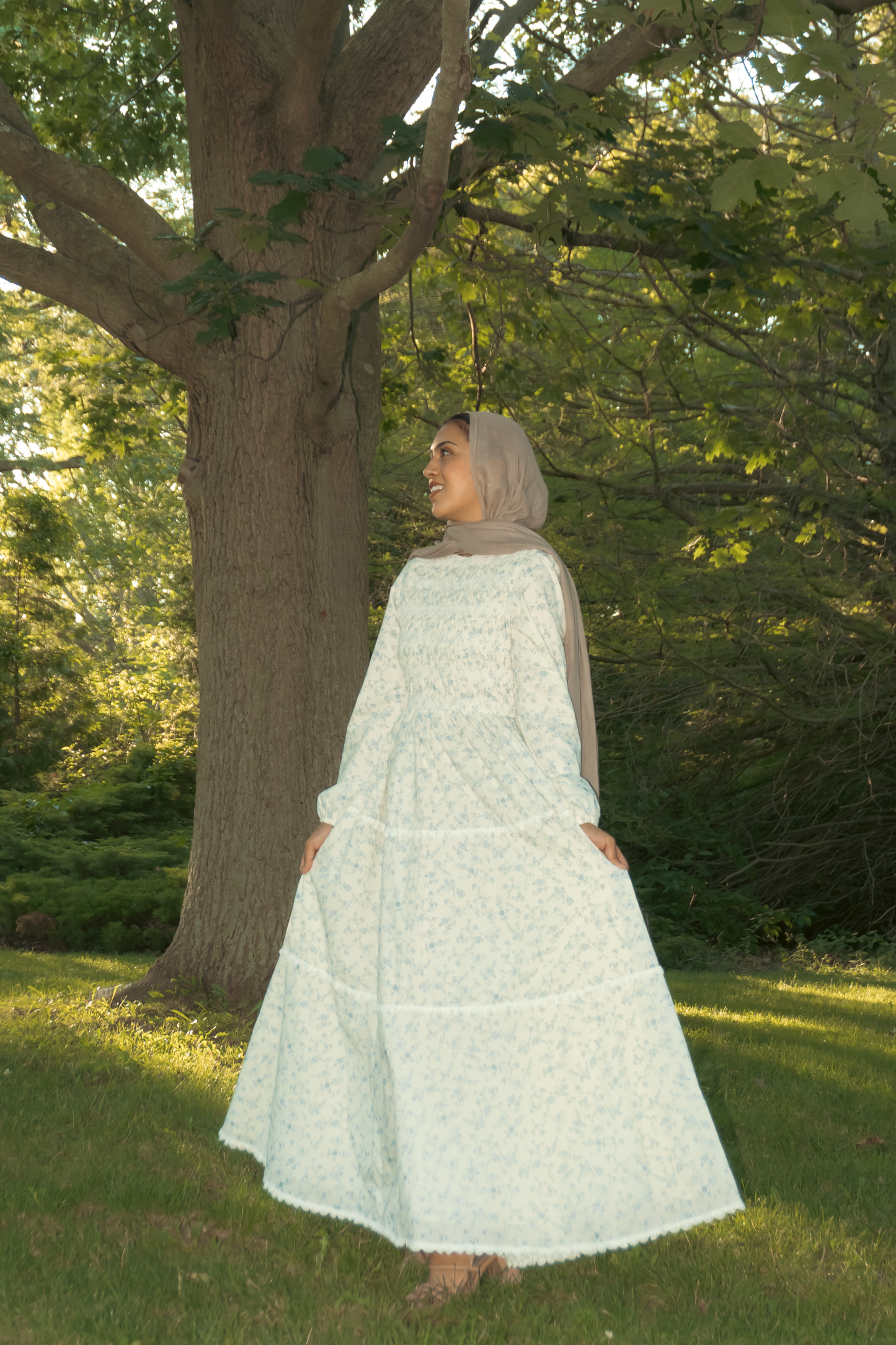 Kenza Cotton Maxi Dress