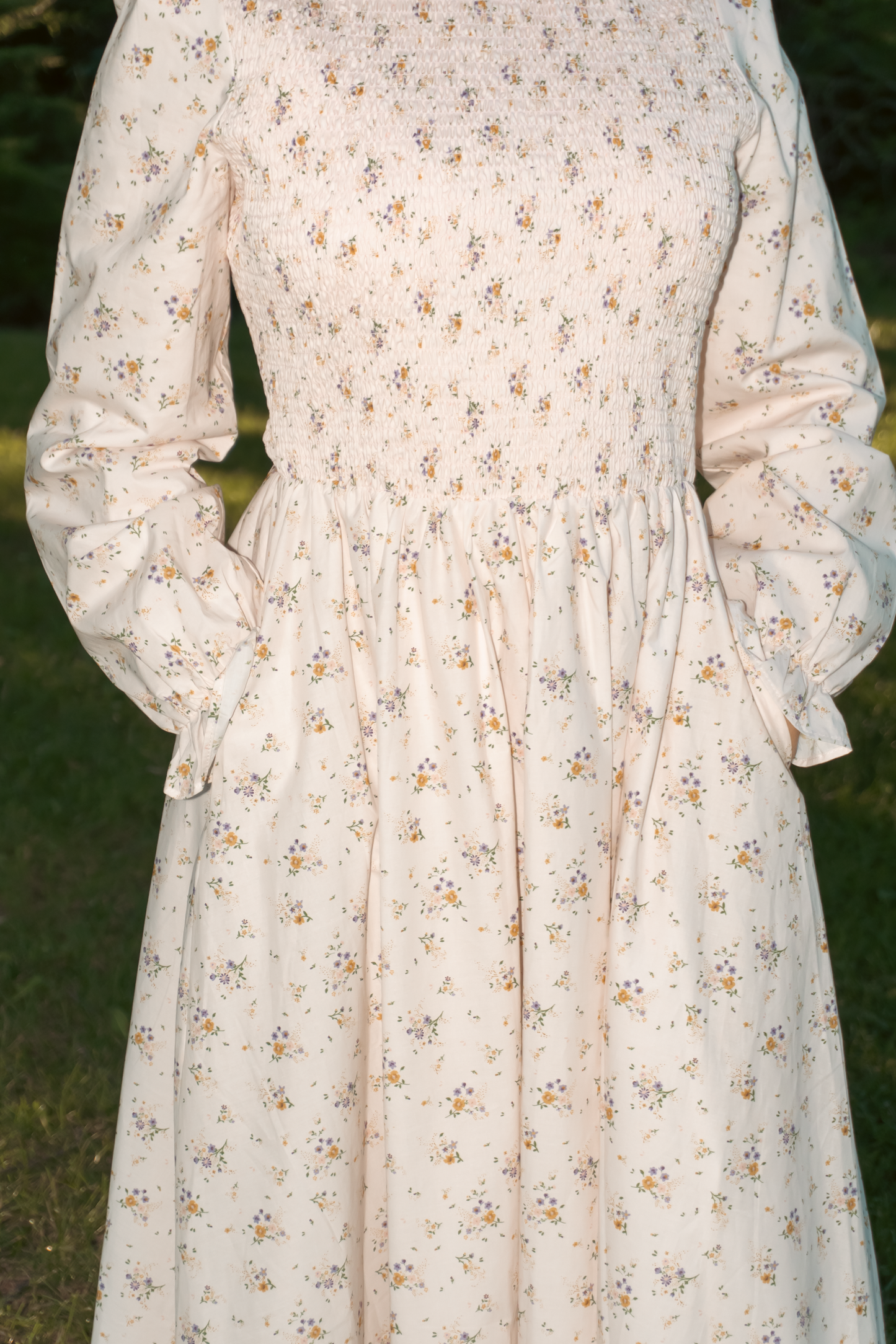 Yuna Cotton Maxi Dress - Soft Pink