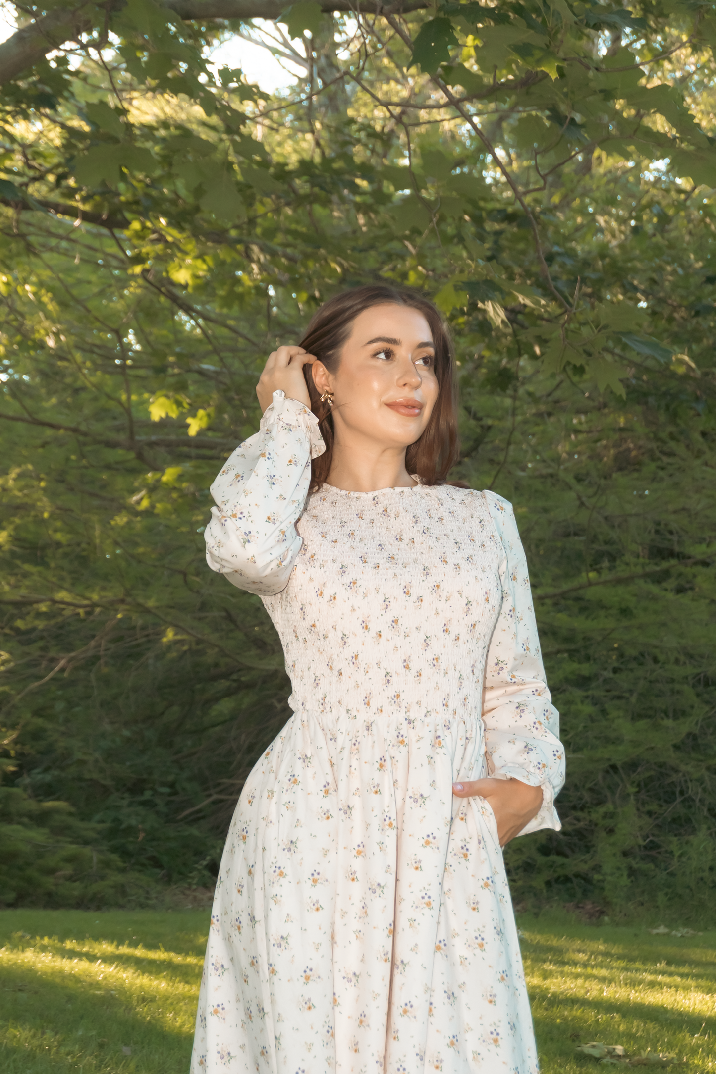 Yuna Cotton Maxi Dress - Soft Pink