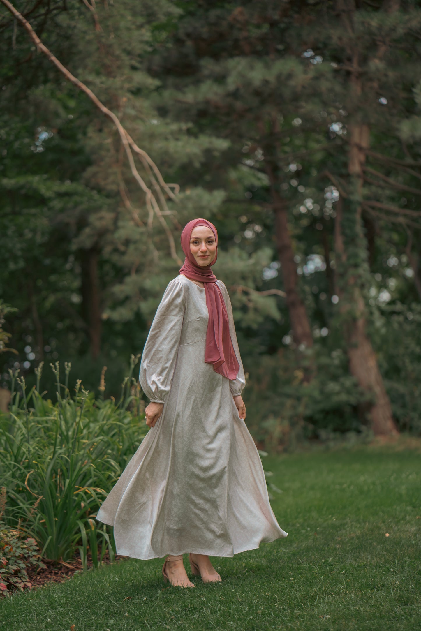 Hania Satin Maxi Dress