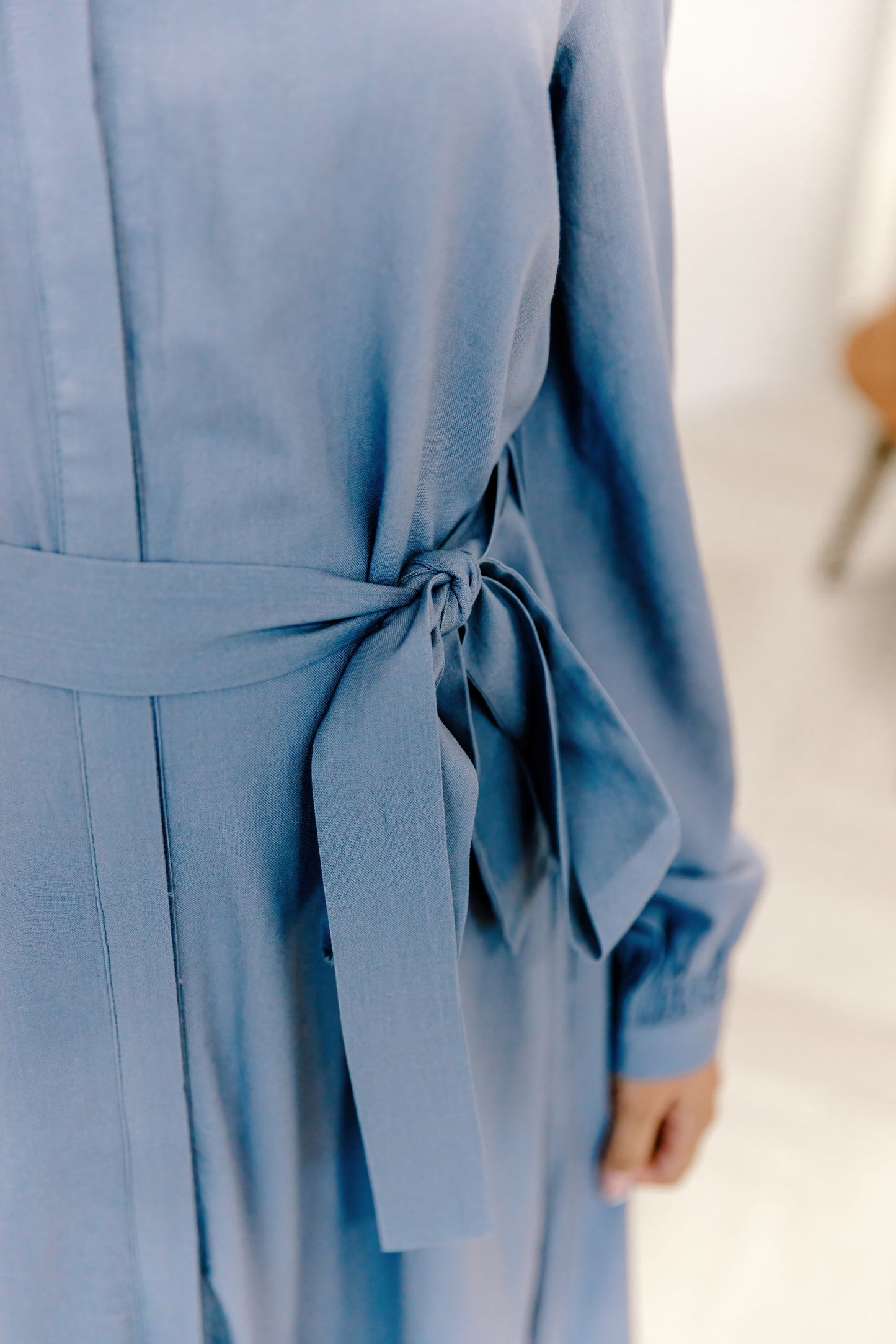 Vestido camisero Zoya en mezcla de lino - Veri Peri