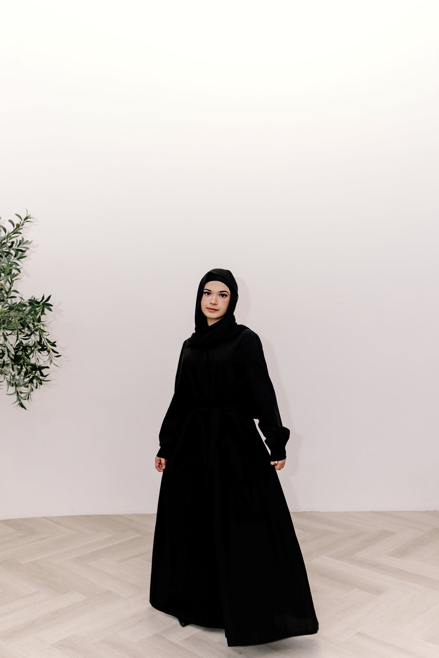 Zoya Linen Blend Shirt Dress - Black