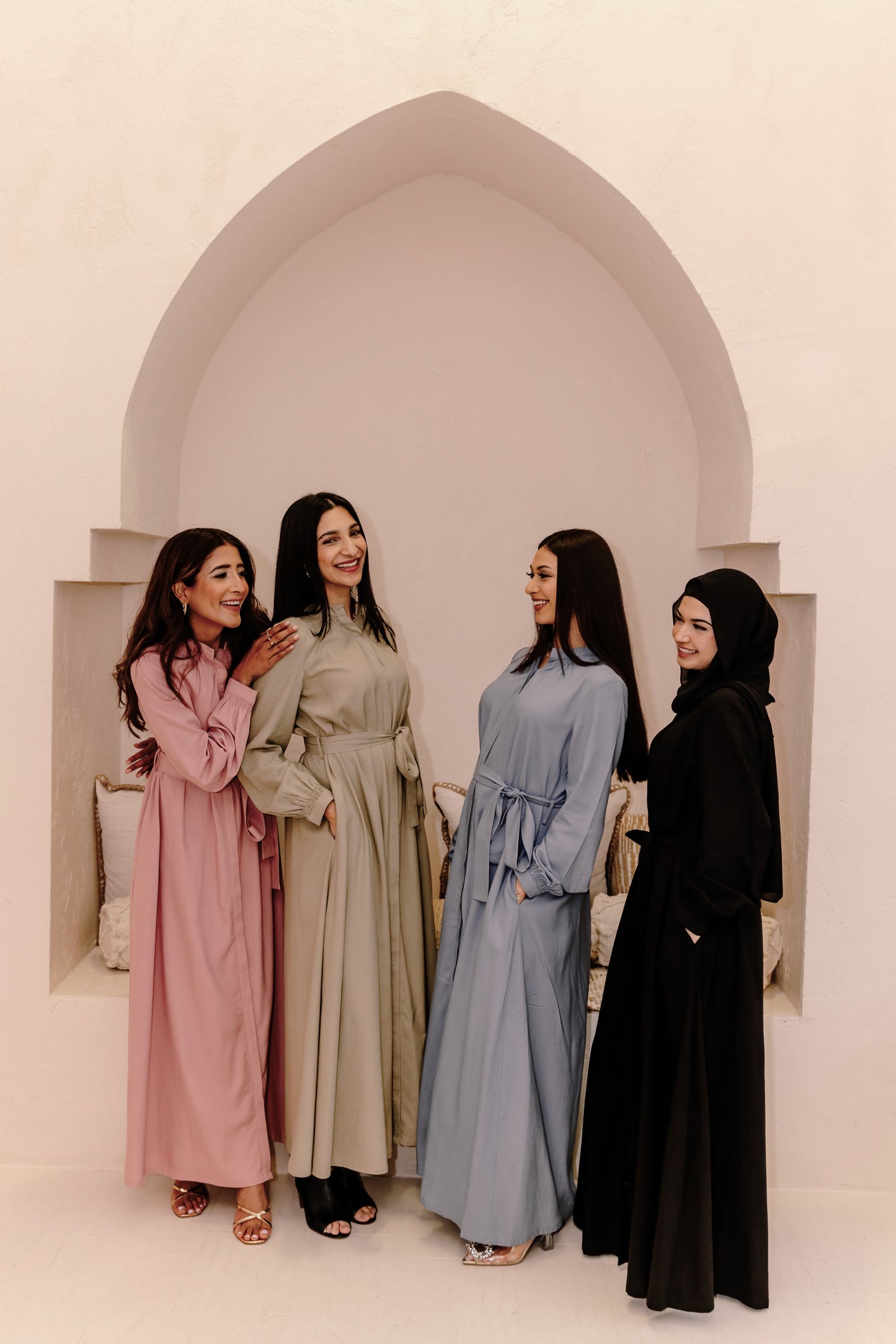 Robe chemise en lin mélangé Zoya - Sauge