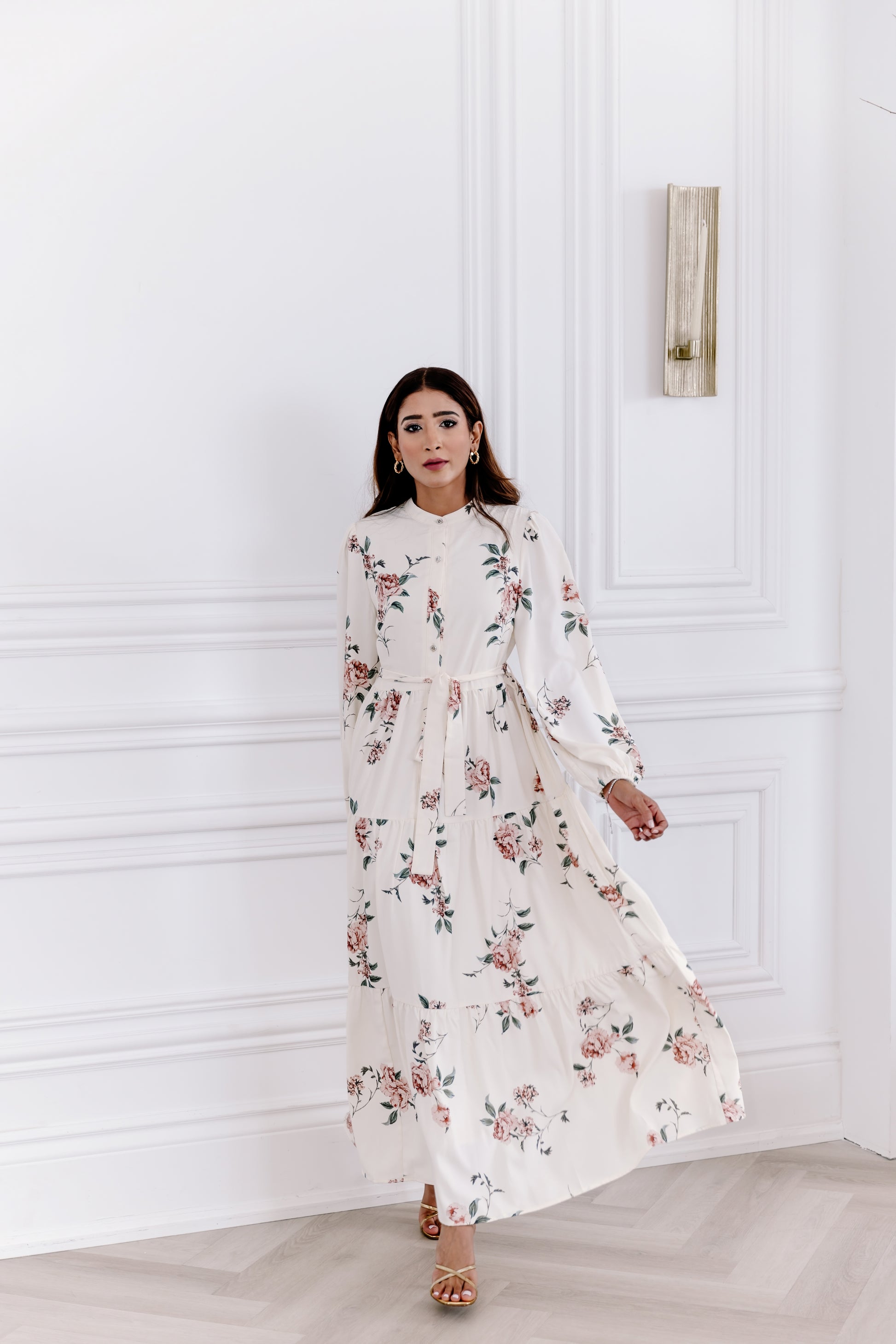 Amirah Maxi Dress Blossom – ENROBE