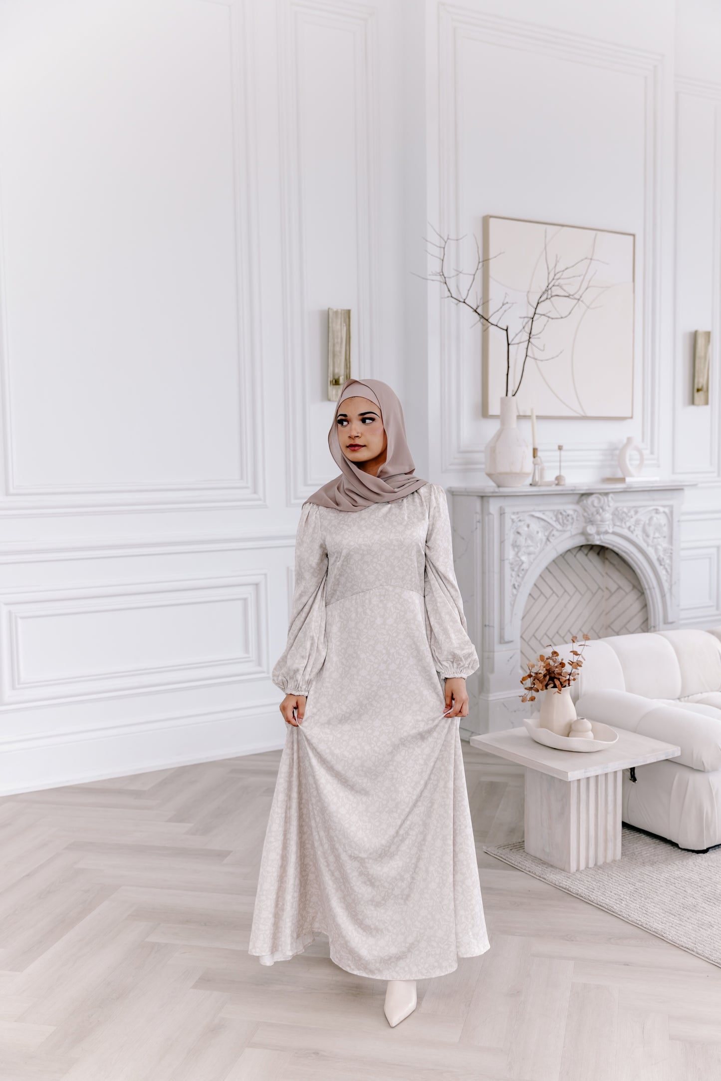 Hania Satin Maxi Dress
